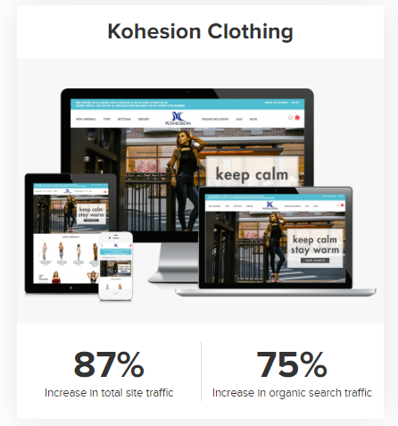 Kohesion Clothing case study results