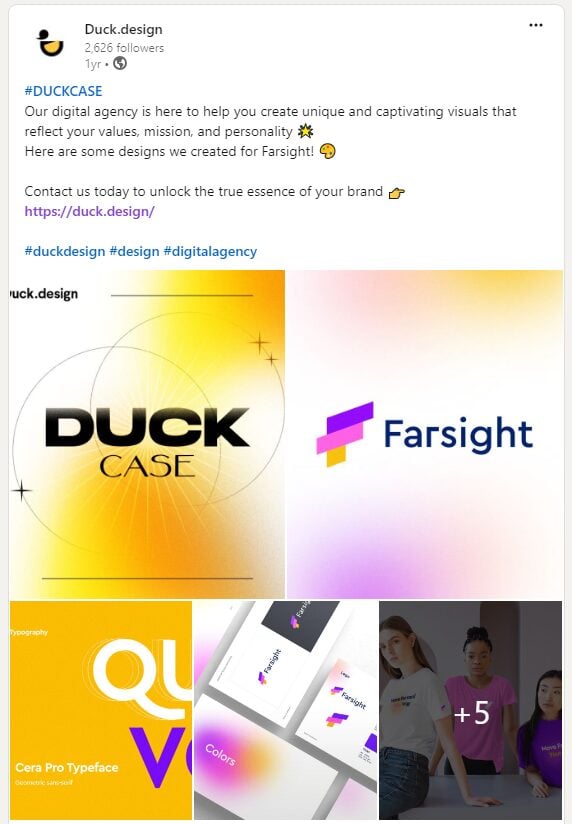 Duck.Design Linkedin Post