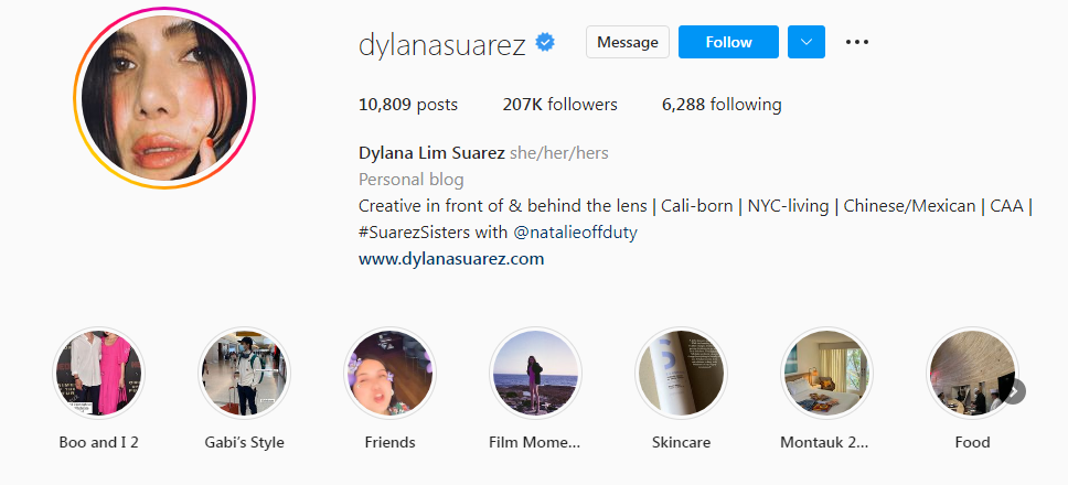 Dylana Lim Suarez influencer