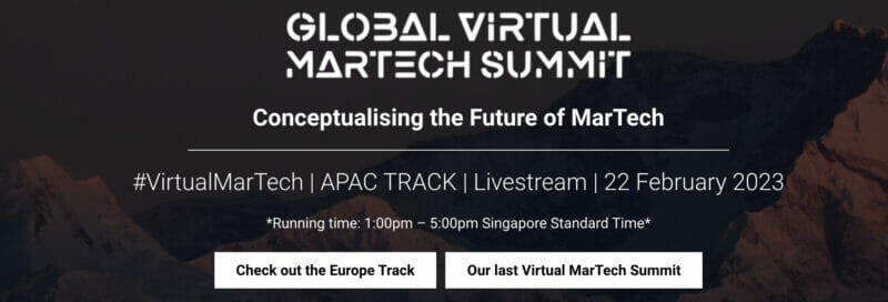 2023 Events - Global Virtual MarTech Summit