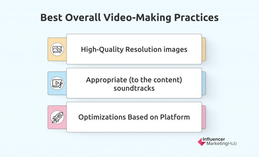 Best Overall Video-Making Practices