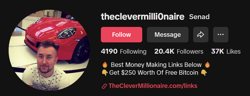 The Clever Millionaire TikTok