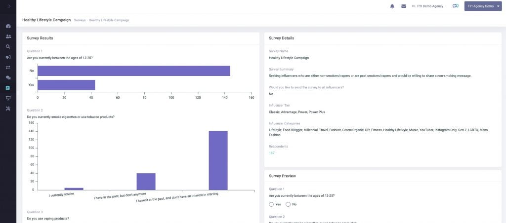 Survey Capabilities