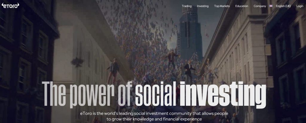 eToro is a social trading and multi-asset platforms 
