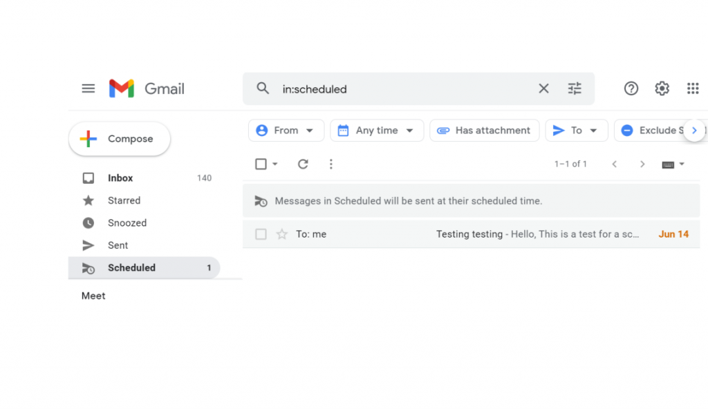 chedule emails on gmail