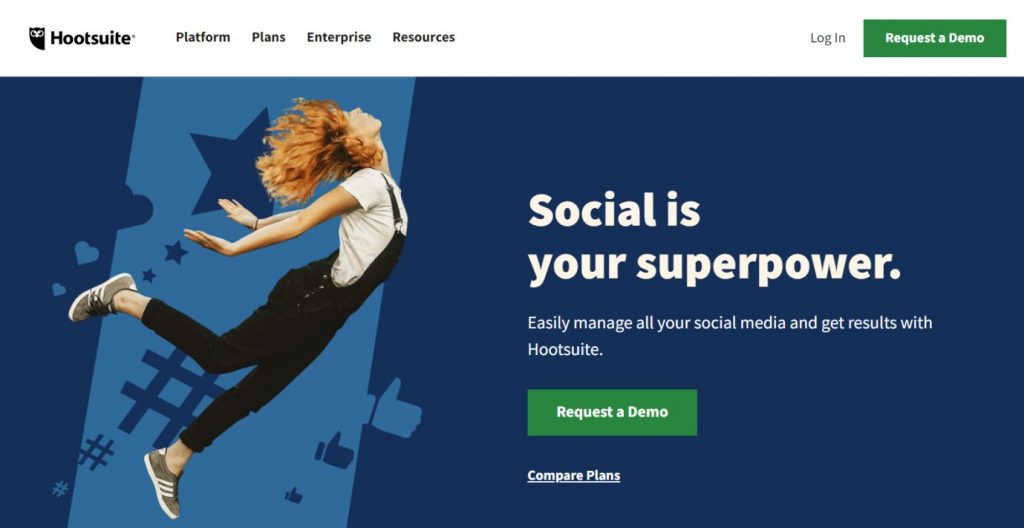 Hootsuite comprehensive social media marketing tool