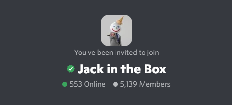 Jack in the Box - Discord server