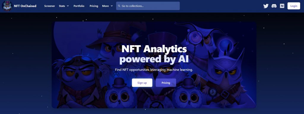 NFT OnChained AI-powered NFT market analysis