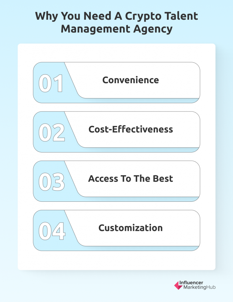 why you need a crypto talent management agency