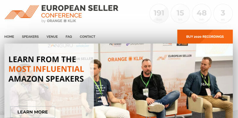 European Seller Conference with influential amazon speakers