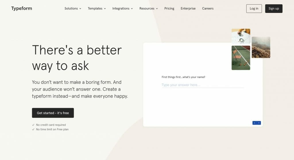 Typeform Online Form Builder