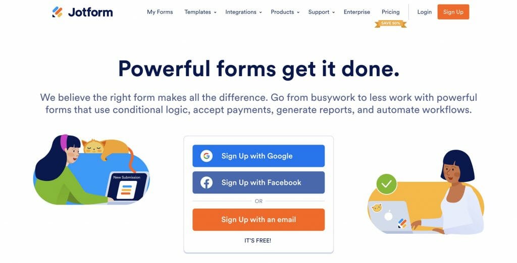 Jotform online builder