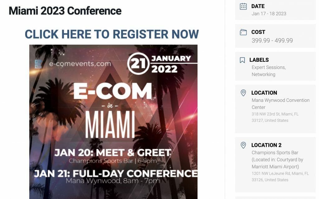 E-COM in Miami networking hub