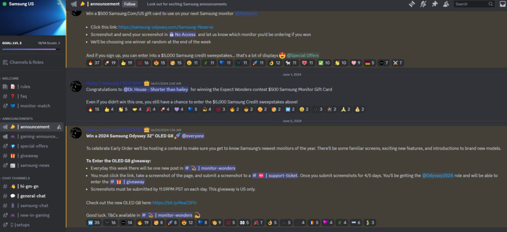 Samsung US Discord Server