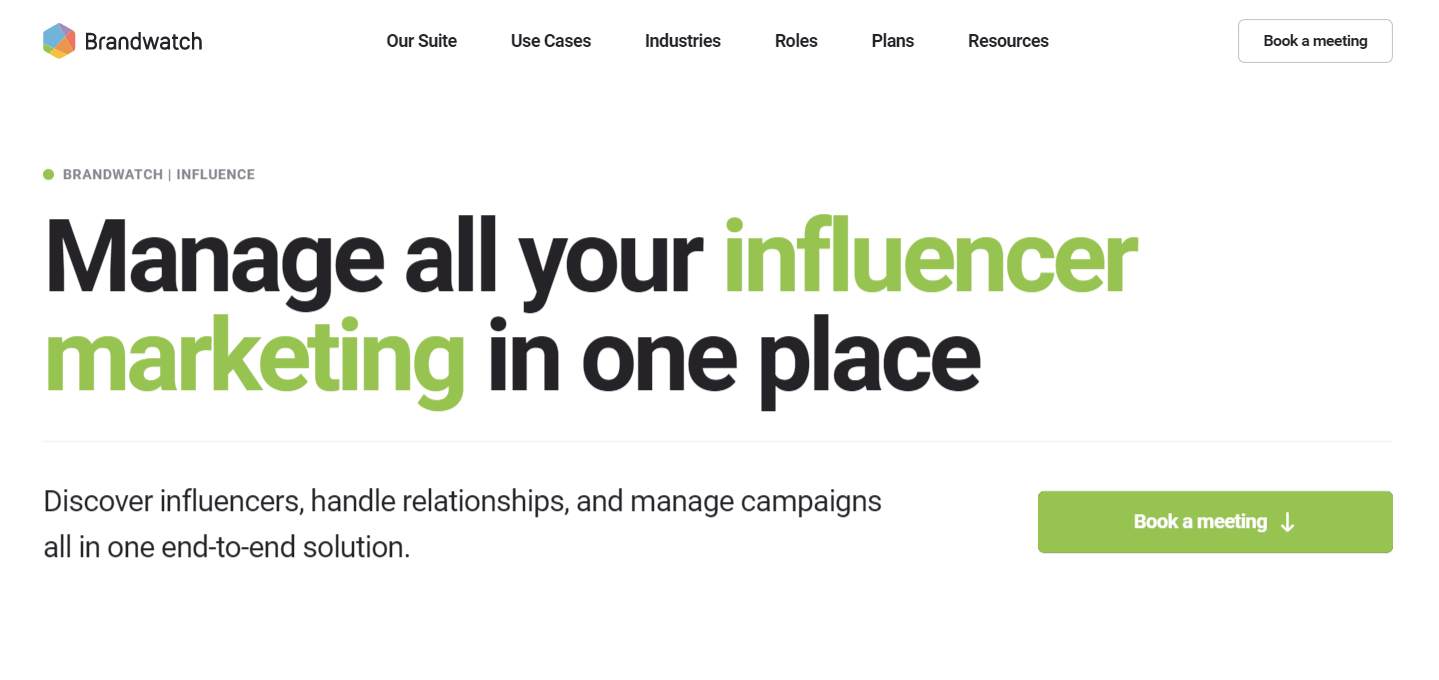 Brandwatch Influencer Marketing Software