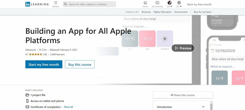 Building an App for All Apple Platforms