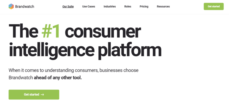 Brandwatch Consumer Intelligence platform