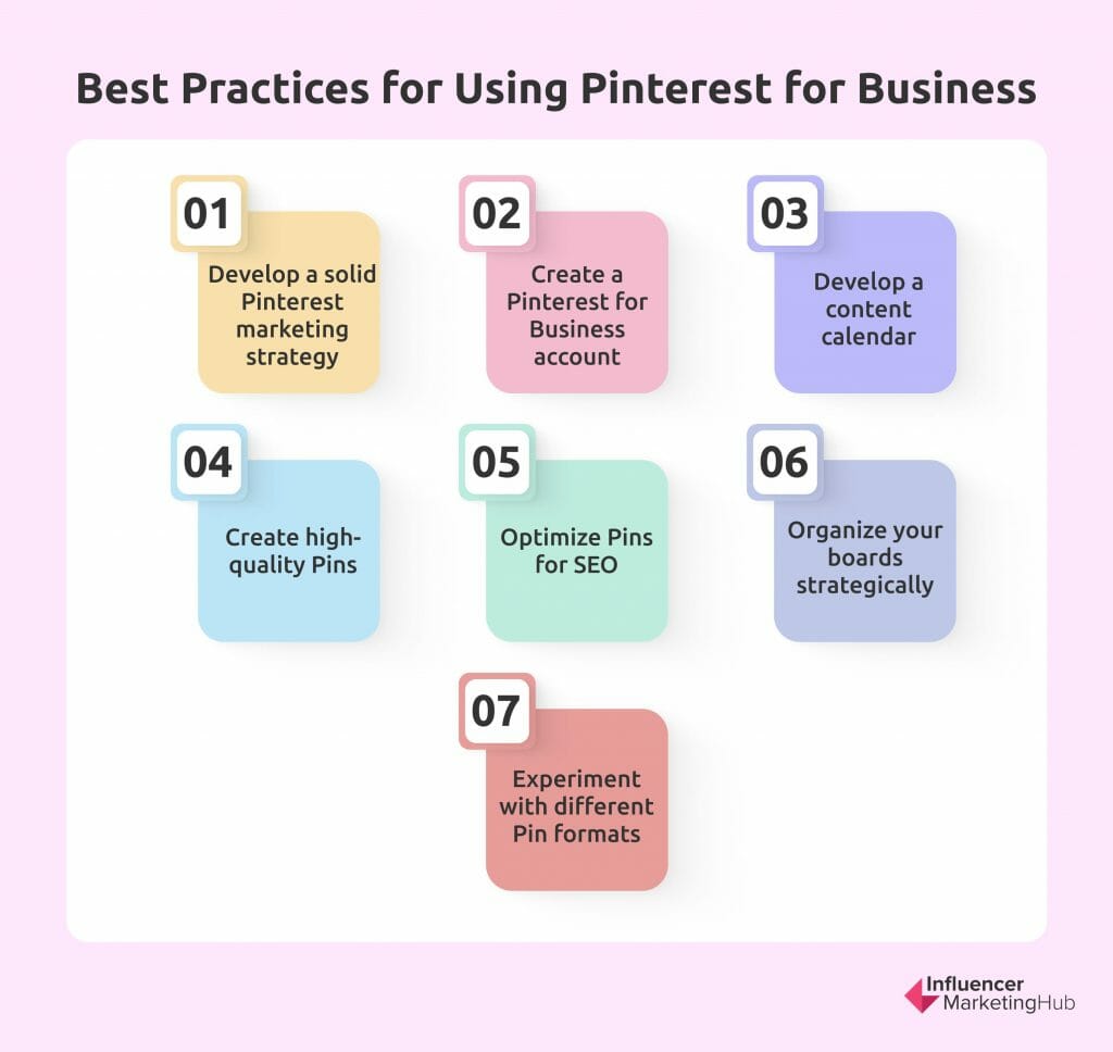 best practices for using pinterest for business