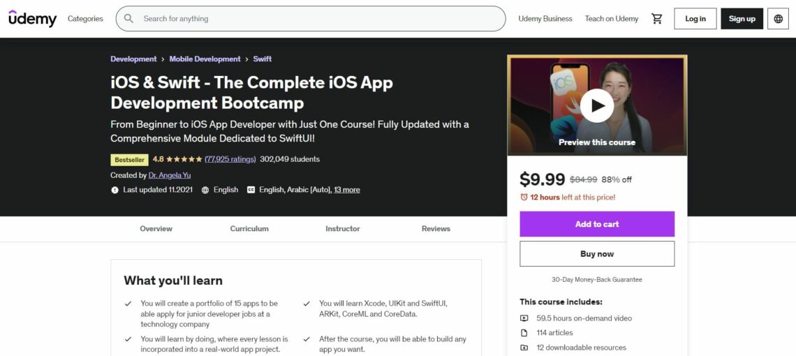 10 of the Top iOS App Development Courses [Paid and Free]