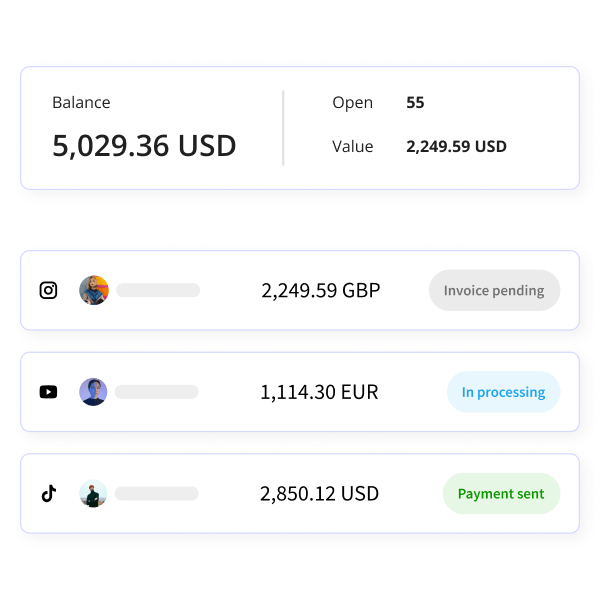 Modash’s payment handling