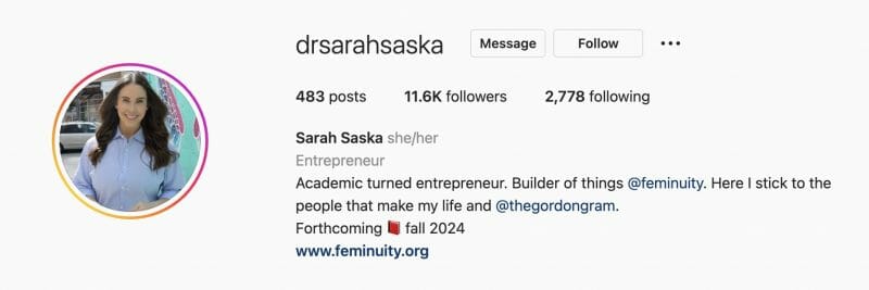 Sarah Saska instagram