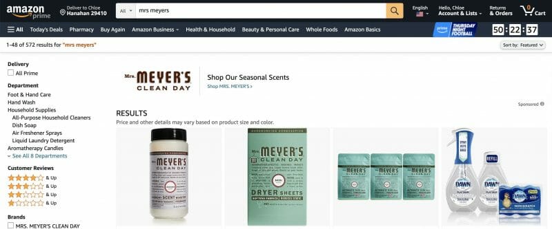 Shop Mrs. Meyers