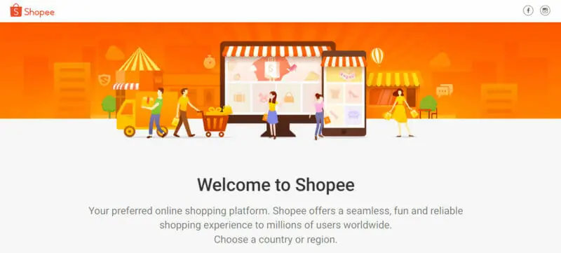 Shopee电子商务市场
