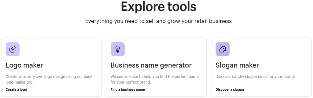 Shopify free small business tools