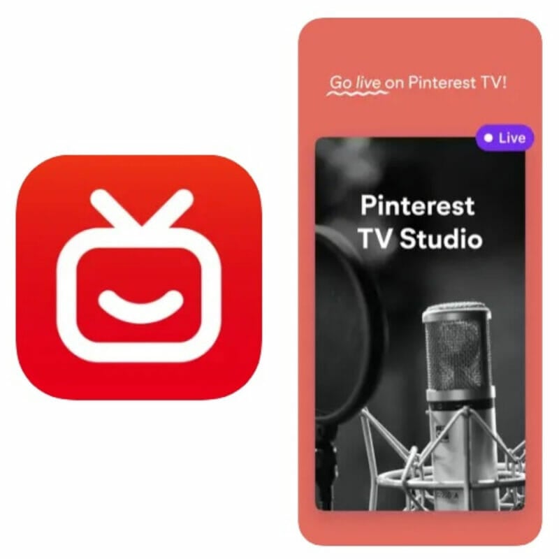 Pinterest TV Studio app