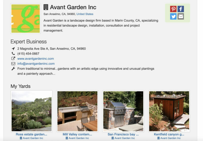 Avant Garden Inc. - landscape design