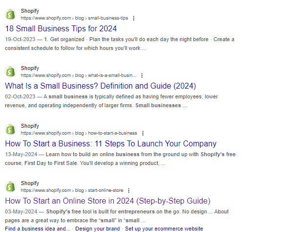 Shopify small business articles