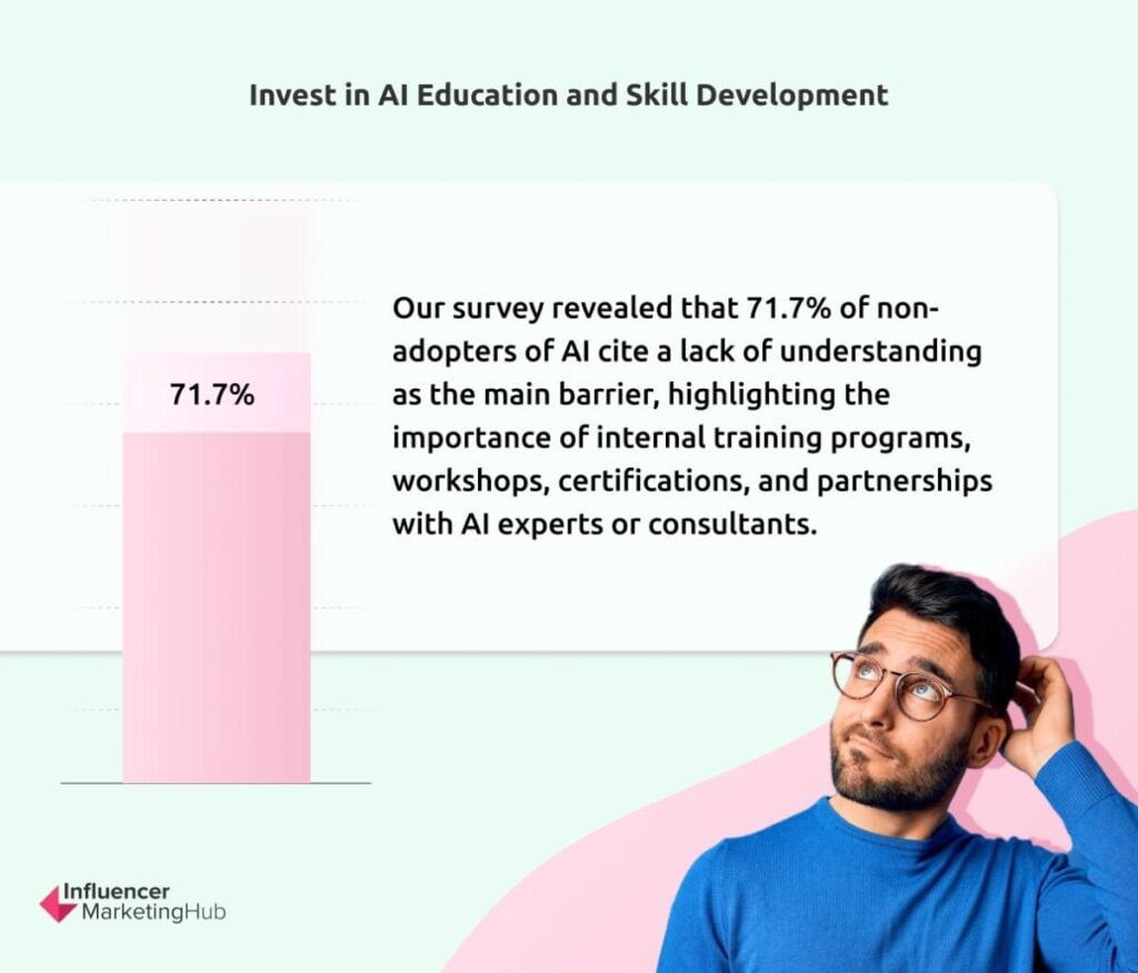 Invest in AI Education and Skill Development