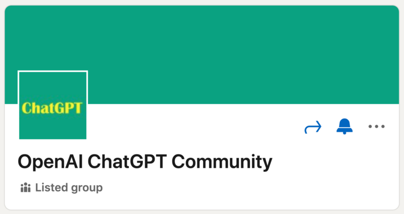 OpenAI ChatGPT Community
