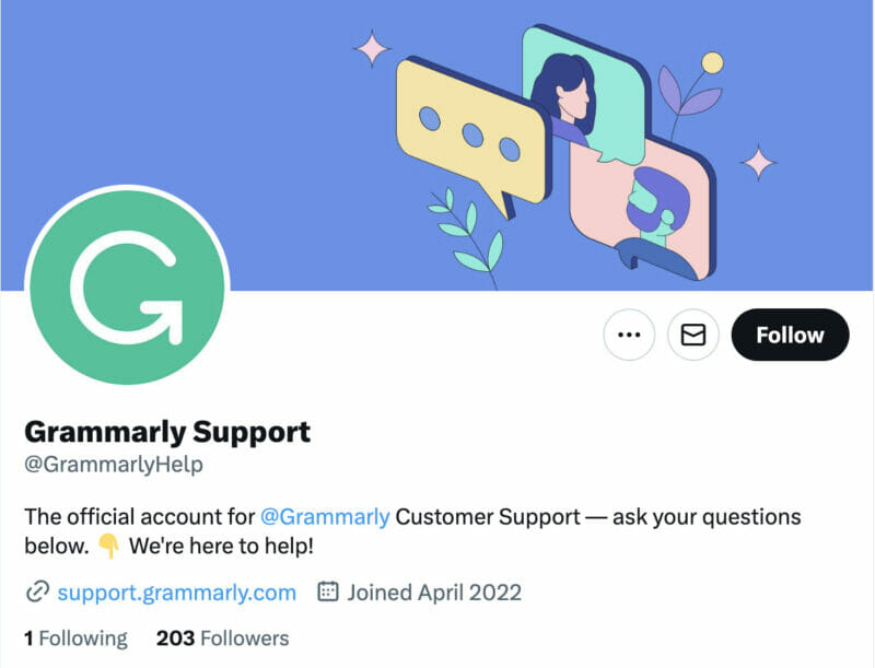 Grammarly customer support