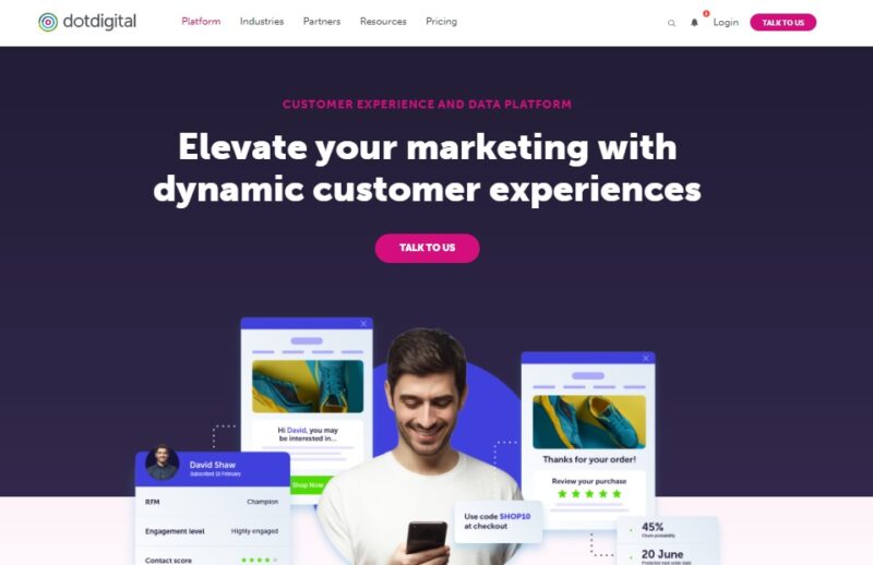 Dotdigital customer experience and data platform