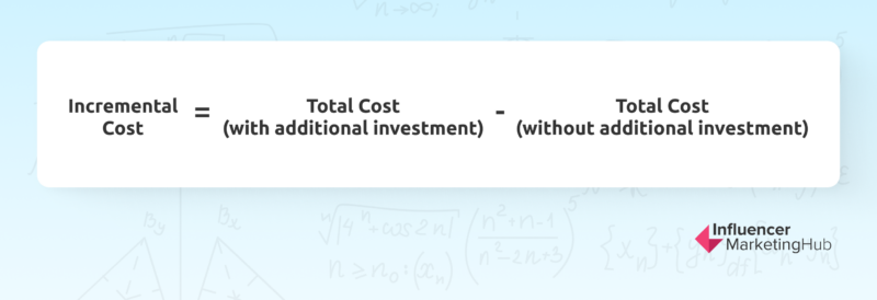 Incremental Cost Formula