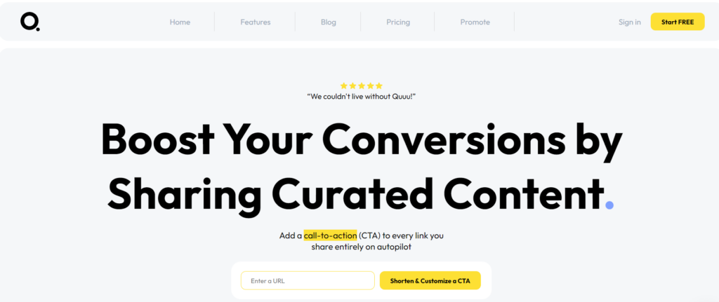  AI Content Curation Tool Quuu