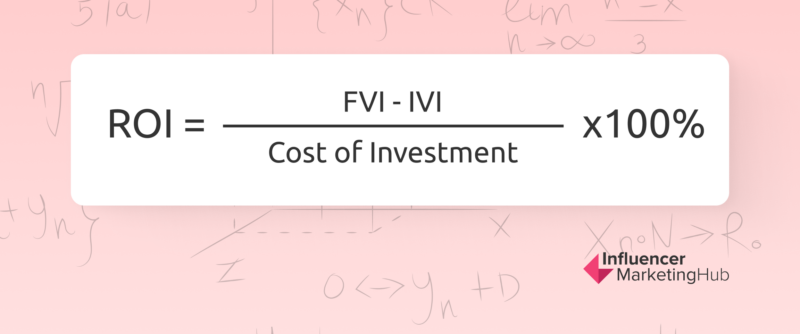 ROI formula