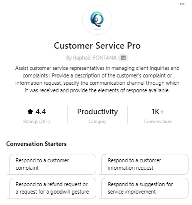 Customer Service Pro GPT