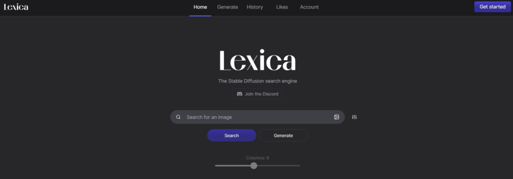 Lexica Art search engine 