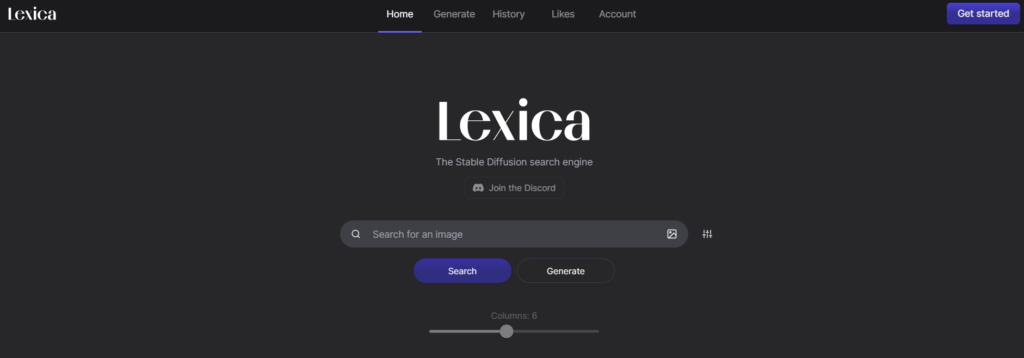 Lexica Art search engine