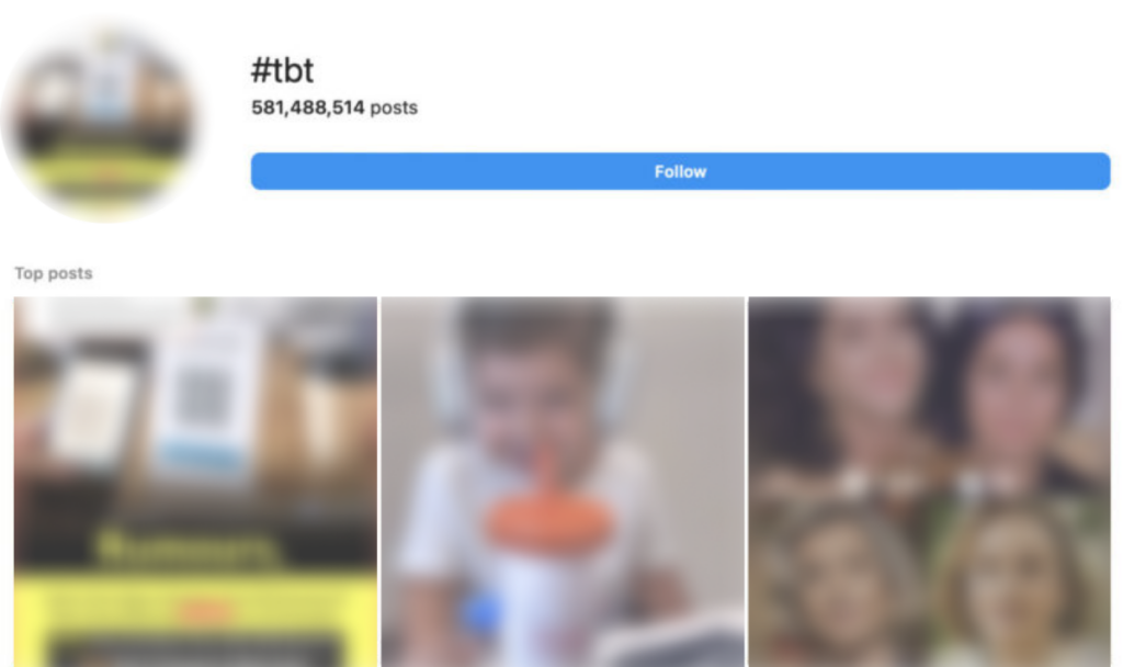 instagram UBT hashtag