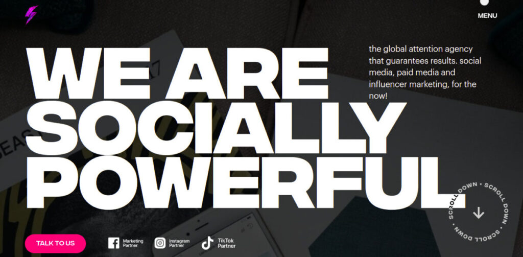Socially Powerful influencer marketing agency