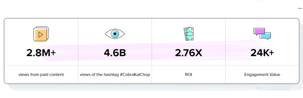 Netflix #CobraKaichop campaign results