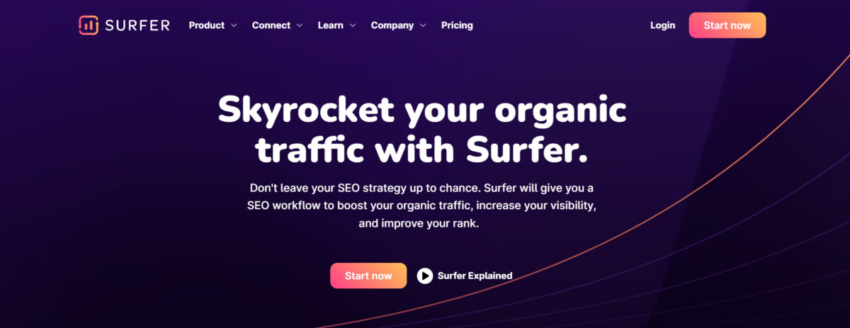 Surfer - Skyrocket your organic traffic