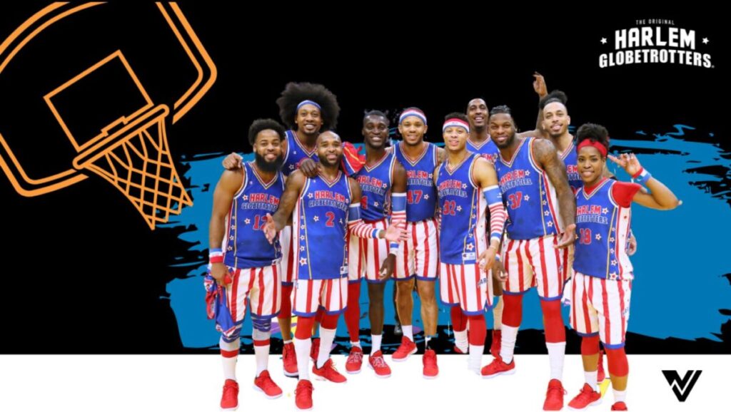 Working with Harlem Globetrotters