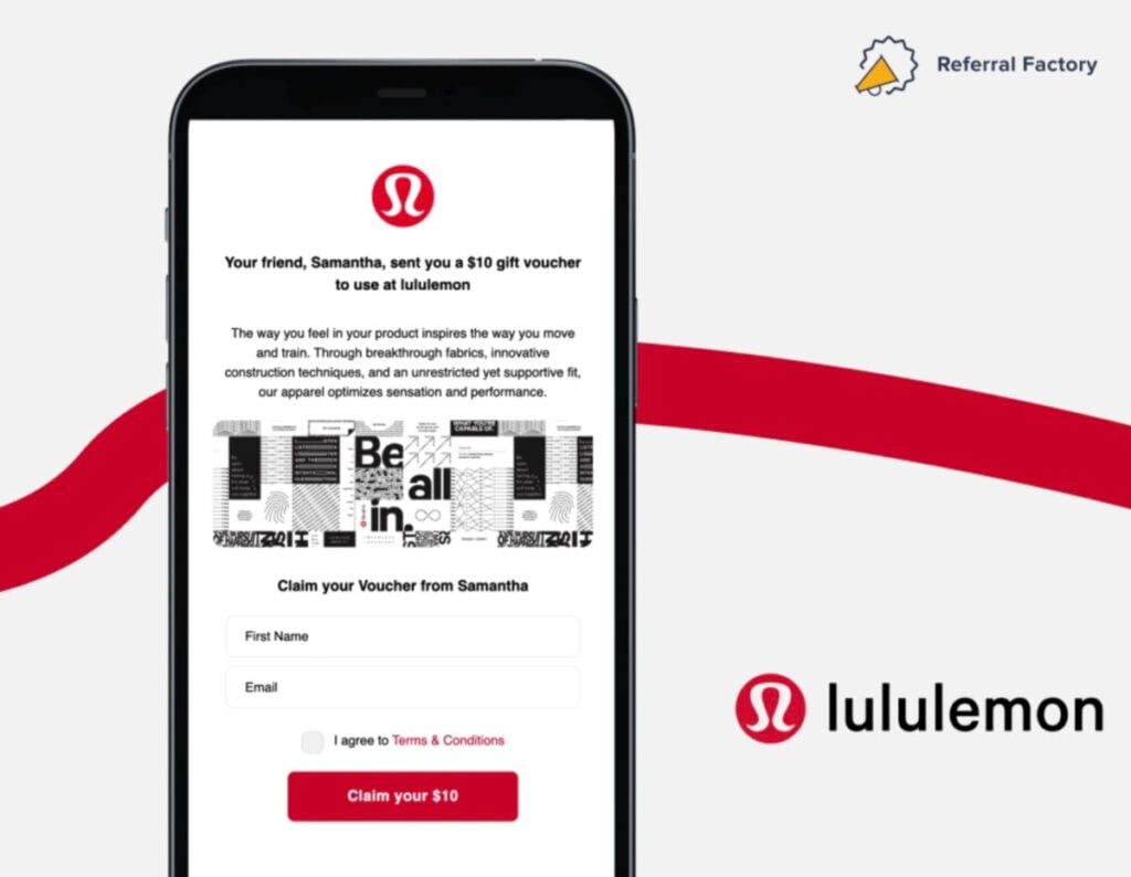 AI-Generated Referral Programs / lululemon