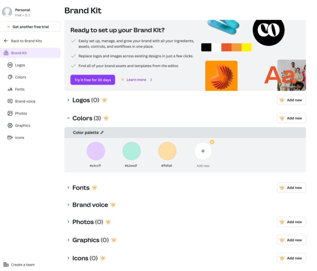 Canva Brand Kit