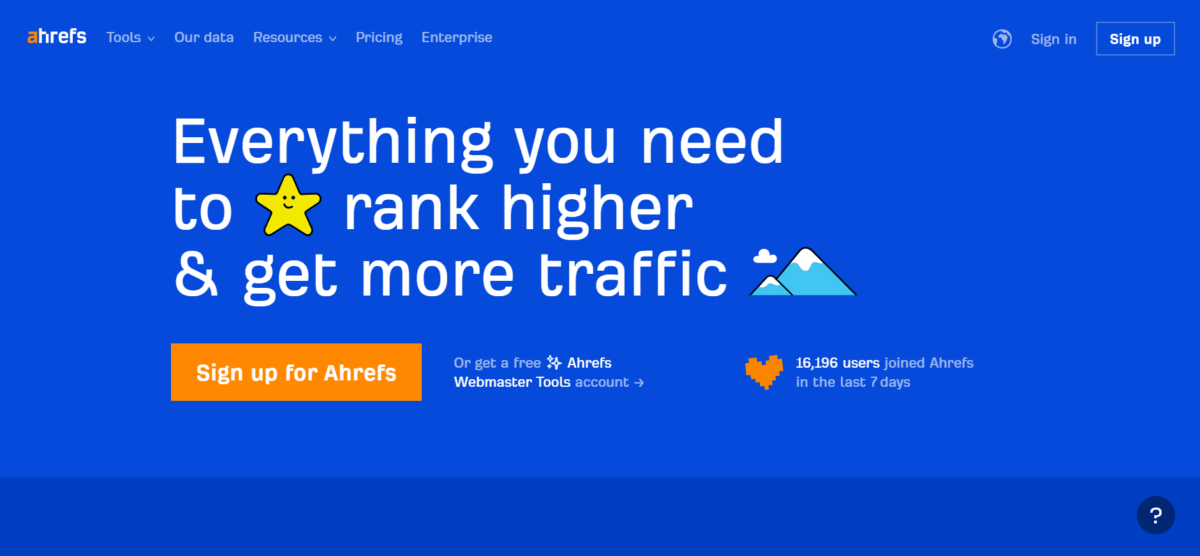 Ahrefs Rank Tracker 