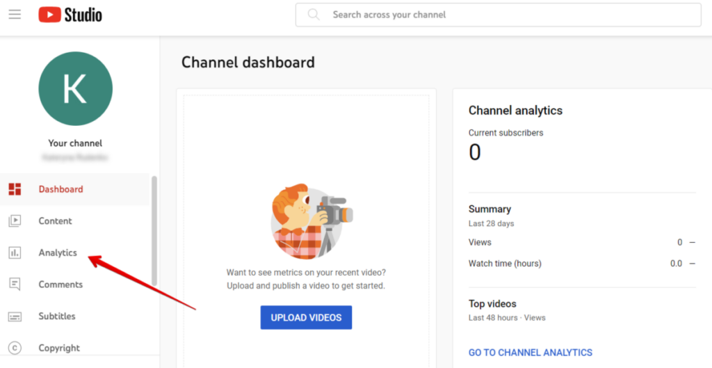 How to See Your Real-Time  Subscriber Count